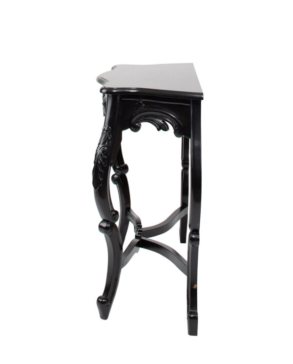 Classic French Style Black Hallway Table