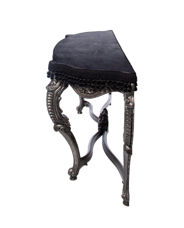 Louis Style Hand Carved Metallic Large Console Table
