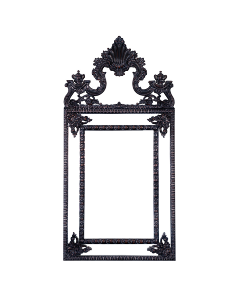 Luxury Black Baroque Mirror