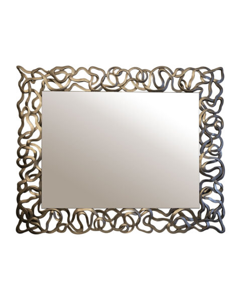 Luxury Ribbon Framed Decorative Wall Mirror