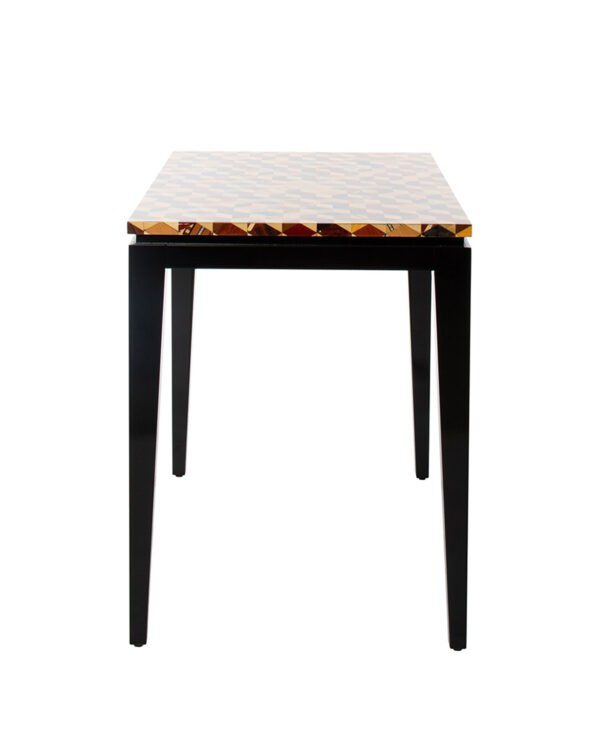 Elegant Wood Veneer Side Table