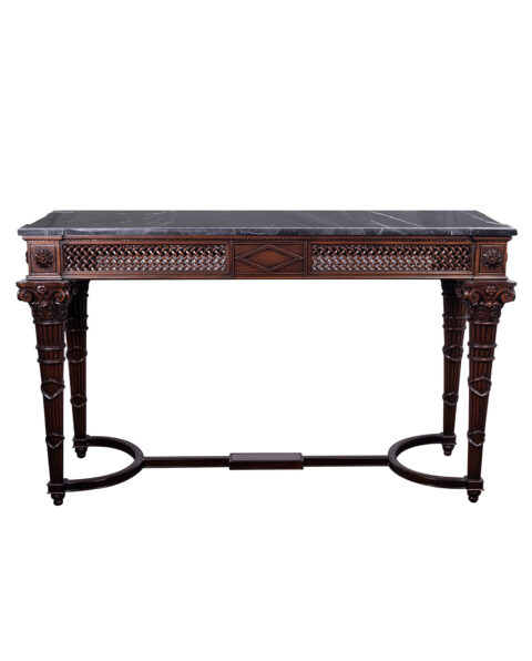 Luxurious Carved Console Table