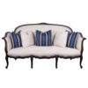 Louis XV Style Carved Three Seater Sofa Canape