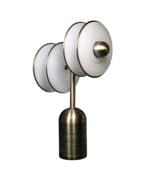 Decorative brushed brass metal Table Lamp