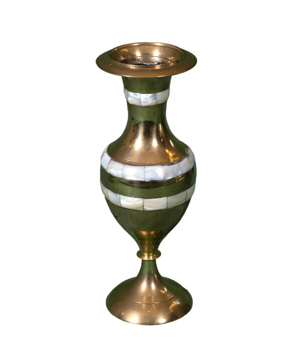 Antique Brass Effect Copper Vase