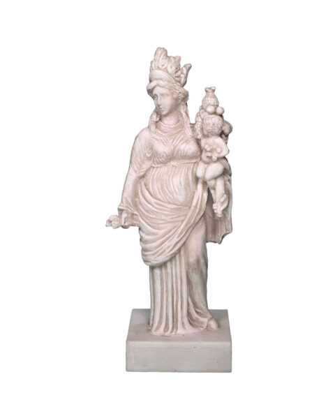 Greek Goddess of Fortune Tyche Statue