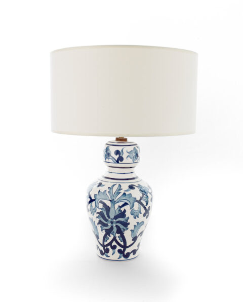 Ceramic Blue and White Table Lamp