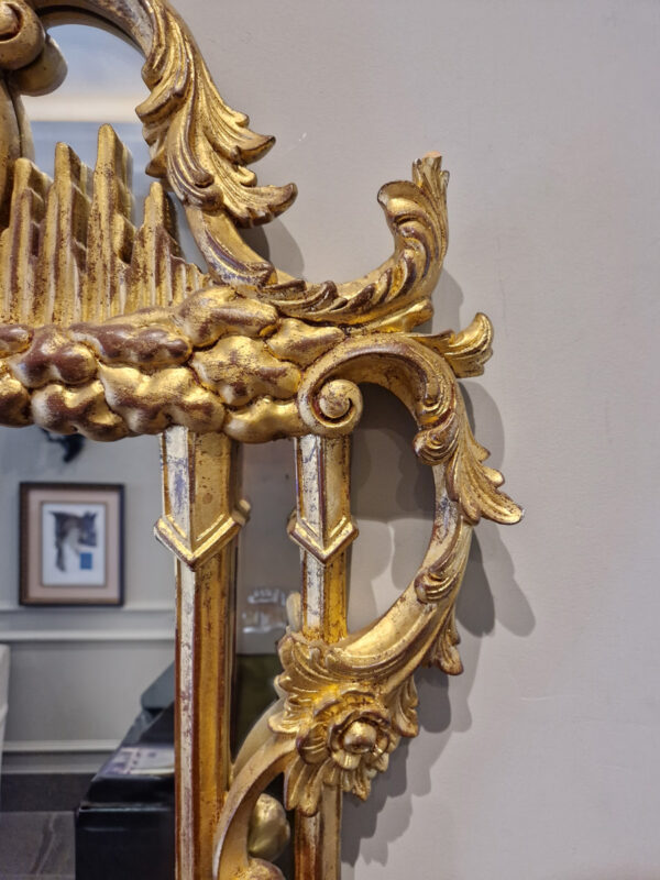 Ornate Rococo Giltwood Wall Mirror